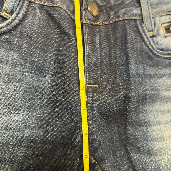 Express Dark Blue Boot Cut Jeans for Women - Picture 8 of 8